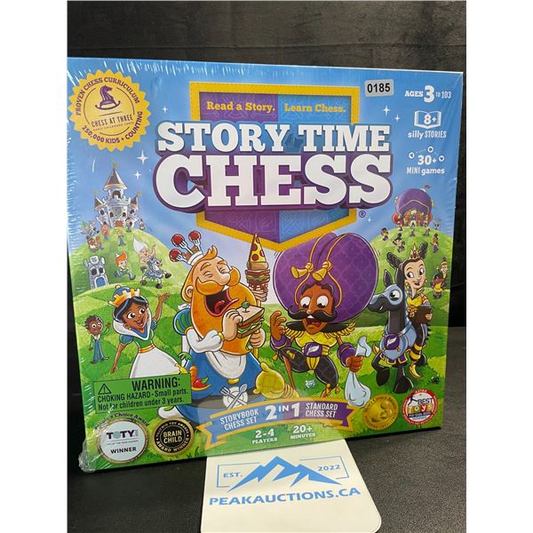 1 Story Time Chess: The Game - 2021 Toy of The Year Award Winner! - Beginners Chess Set; New