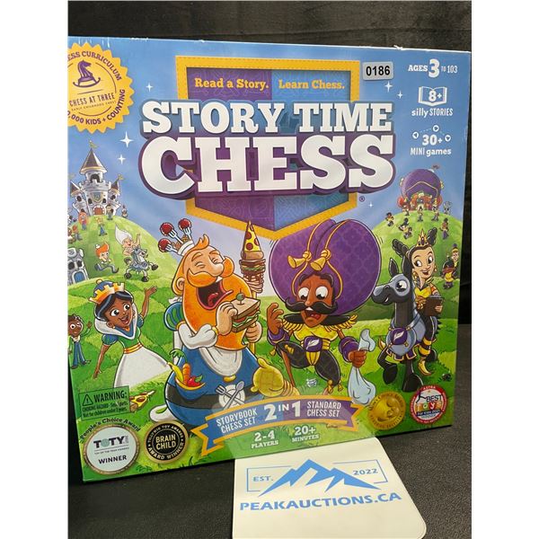1 Story Time Chess: The Game - 2021 Toy of The Year Award Winner! - Beginners Chess Set; New