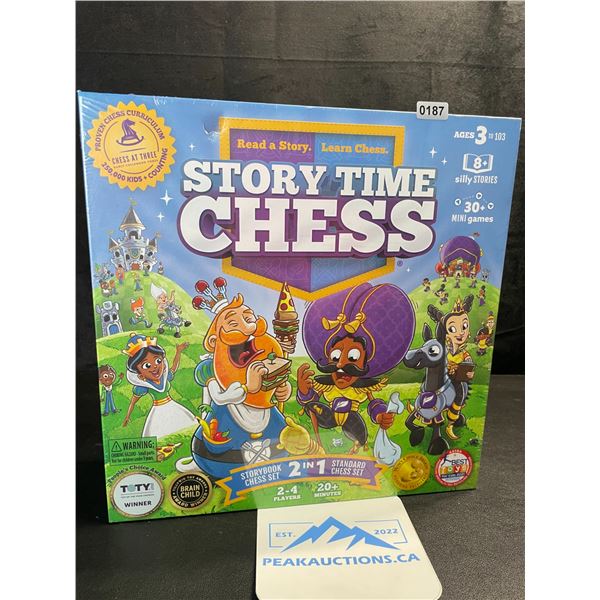 1 Story Time Chess: The Game - 2021 Toy of The Year Award Winner! - Beginners Chess Set; New