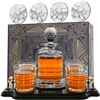 Image 1 : 1 Krown Kitchen Crystal Whiskey Decanter Set - 860ml Capacity - New/Open Box