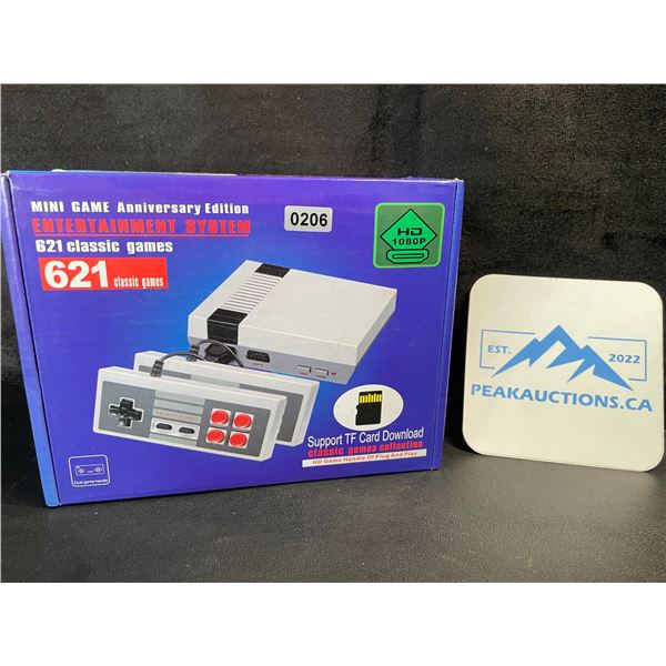1 Mini-Game Anniversary Entertainment Gaming System - 621 Retro/Classic Games Built-In! - New