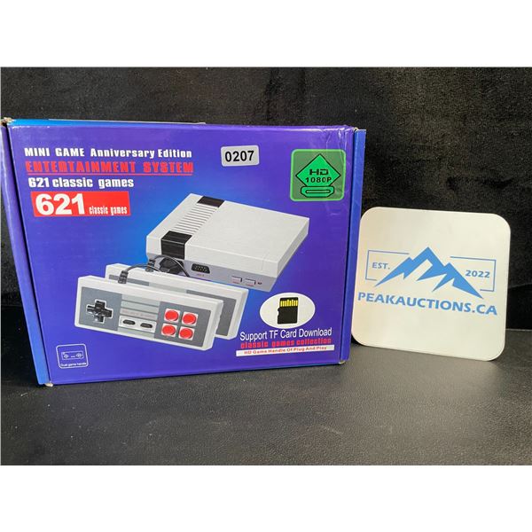 1 Mini-Game Anniversary Entertainment Gaming System - 621 Retro/Classic Games Built-In! - New