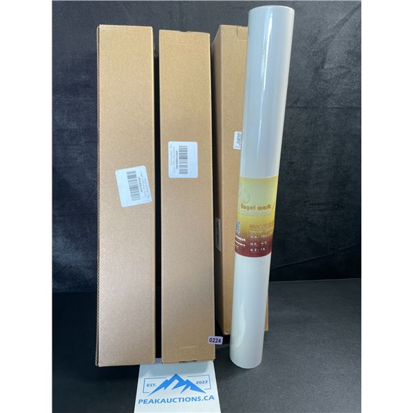 3 Rolls of Sewing Pattern Paper - 18in Wide x 75.5FT Each - Easy to Use Tracing Paper for Patterns