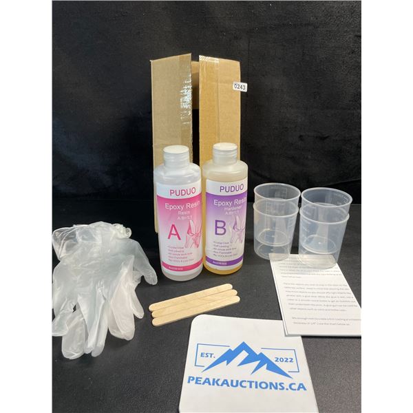 1 Epoxy Resin Kit - 16oz Kit - Crystal Clear/Self-Leveling - Great for Epoxy Crafts - New