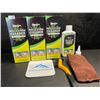 Image 2 : 3 Oleciya Mold Stain Cleaner/Mold Remover Gel Kits - 150ml each w/ Cleaner Brush & Cloth - New