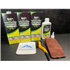 Image 2 : 3 Oleciya Mold Stain Cleaner/Mold Remover Gel Kits - 150ml each w/ Cleaner Brush 