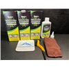 Image 2 : 3 Oleciya Mold Stain Cleaner/Mold Remover Gel Kits - 150ml each w/ Cleaner Brush 