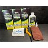 Image 2 : 3 Oleciya Mold Stain Cleaner/Mold Remover Gel Kits - 150ml each w/ Cleaner Brush 