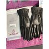 Image 2 : 3 Pairs of Women's Fashion Leather/Suede Windproof Gloves with Touchscreen Capability - New