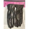 Image 2 : 3 Pairs of Women's Fashion Leather/Suede Windproof Gloves with Touchscreen Capability - New