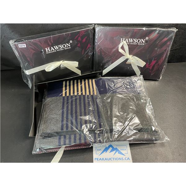3 Hawson Men's Fashion Scarves - New