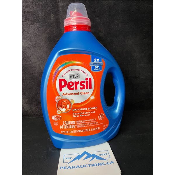 1 Persil Advanced Clean Oxi+Odor Power Concentrated Liquid Laundry Detergent - 2.43L/82 Loads - New