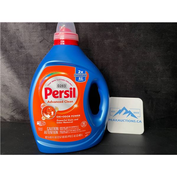 1 Persil Advanced Clean Oxi+Odor Power Concentrated Liquid Laundry Detergent - 2.43L/82 Loads - New