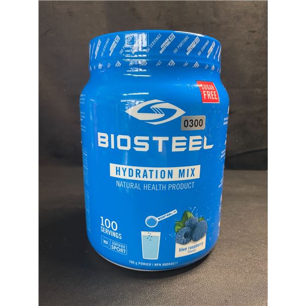 1 Tub of Biosteel Hydration Mix - Blue Raspberry Flavour - 700G Powder - (Exp: Mar 2025)
