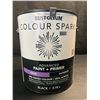 Image 1 : 1 Rust-Oleum Colour Spark Advanced Paint + Primer - Satin Exterior All-Weather Paint; Black - 3.78L