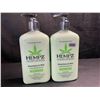 Image 1 : 2 HEMPZ Rosemary & Mint Herbal Body Moisturizers - 500ml - New