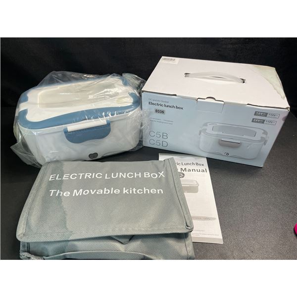 1 Electric Heated Lunchbox - New (Damaged Packaging/Box - See Photos)