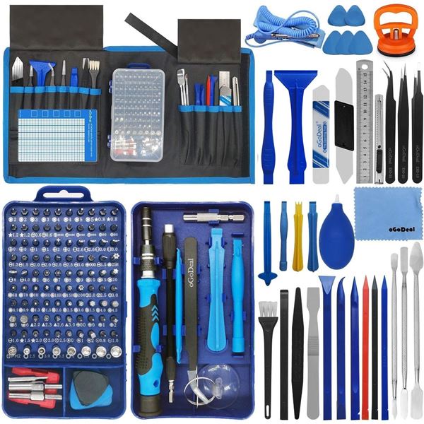 155PC Precision Screwdriver/Repair Tool Kit - Great for Repairing Many Electronics - New