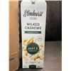 Image 2 : Elmhurst Unsweetened Cashew Milk - 6 x 946ml Cartons - Smooth & Creamy - (BB: DEC 2025)