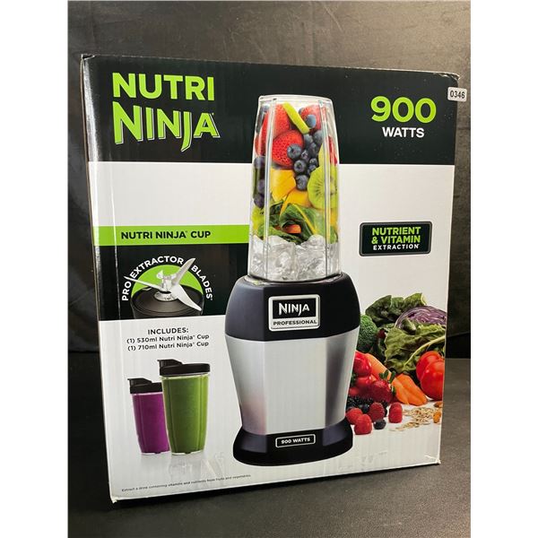 1 NUTRI NINJA 900 Watt Personal Blender for Juices/Shakes - 18oz & 24oz Cups - New!