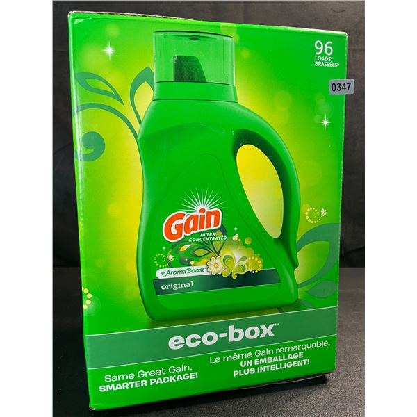 1 Gain Original Liquid Laundry Detergent - Eco-Box Smart Package - 3.1L/105 oz - New