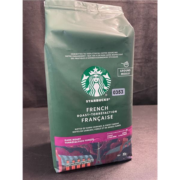 1 Starbucks French Roast Dark Roast Ground Coffee - 793G - New