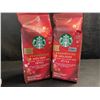 Image 1 : 2 Bags of Starbucks Holiday Blend Limited Edition Ground Coffee - 283G Each - New