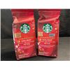 Image 1 : 2 Bags of Starbucks Holiday Blend Limited Edition Ground Coffee - 283G Each - New