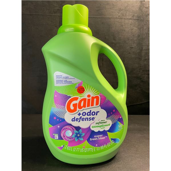 1 Gain + Odor Defense Super Fresh Blast Liquid Fabric Softener - 2.63L - New