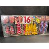 Image 2 : 2 Packs of Assorted Chocolate Bars/Candy - 16 Per Pack - Twix - Mars - Snickers - M&M's - New