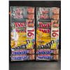 Image 1 : 2 Packs of Assorted Chocolate Bars/Candy - 16 Per Pack - Twix - Mars - Snickers - M&M's - New