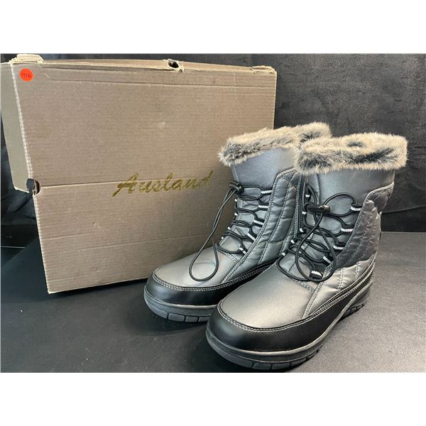 1 Pair of Women's Winter Boots - Fur-Lined/Waterproof Design - Size 38 EUR - New in Box