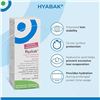 Image 3 : 2 Double-Packs of Thea Hyabak Eye Drops (2 x 10ml) - Hyaluronic Acid for Dry Eyes - New