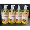 Image 1 : 4 Bottles of Satin Smooth Satin Release Wax Residue Remover Oil - 473ml Each - New