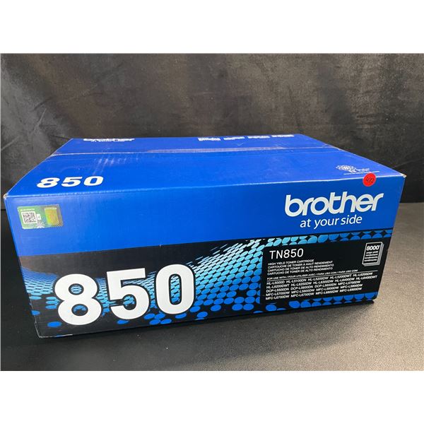 1 Brother Genuine TN850 Toner Printer Cartridge - New