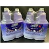 Image 1 : 2 Double-Packs of Swiffer WetJet Floor Cleaner Refills - Febreze Lavender (2 x 1.25L Each) - New