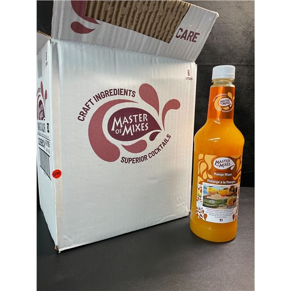 Master of Mixes Mango Daiquiri/Margarita Handcrafted Mango Mixers - 6 x 1L Bottles - (BB: 06/2026)
