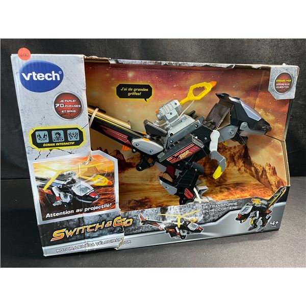 1 Vtech Switch&Go Transforming Velociraptor Racer Toy - New