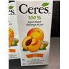 Image 2 : 3 Cartons of Ceres Peach 100% Juice Blend - 1L Each - BB: MA 05/2025