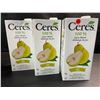 Image 1 : 3 Cartons of Ceres Pear 100% Juice Blend - 1L Each - BB: AL 19/2025