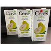 Image 1 : 3 Cartons of Ceres Pear 100% Juice Blend - 1L Each - BB: AL 19/2025