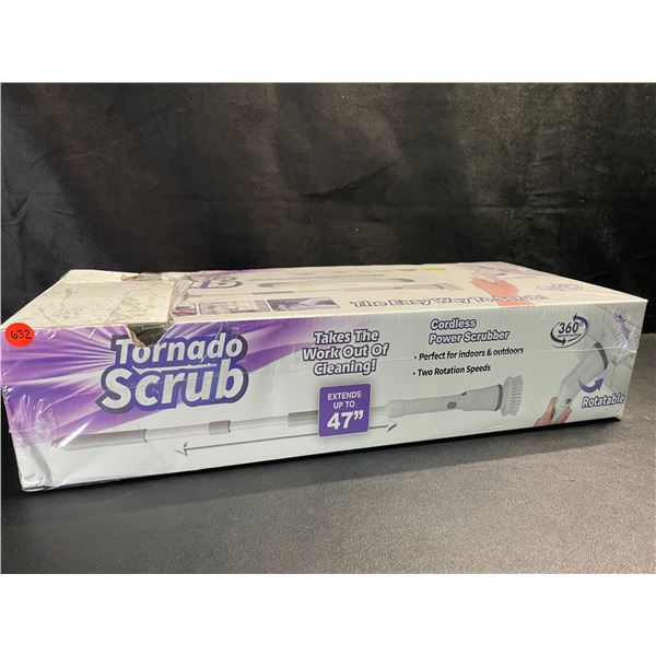 1 Tornado Scrub Cordless Power Scrubber - Perfect for Cleaning Indoors or Outdoors - New Sealed