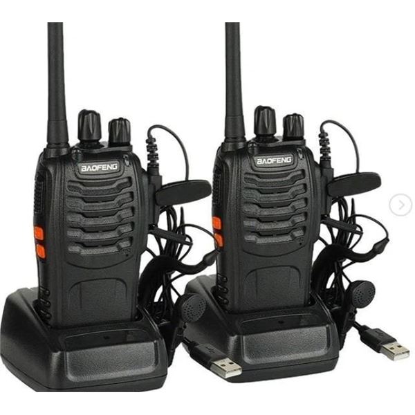 2-Pack of Baofeng (Model BF-88A) Rechargeable Walkie Talkies - Brand New!