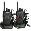 Image 1 : 2-Pack of Baofeng (Model BF-88A) Rechargeable Walkie Talkies - Brand New!