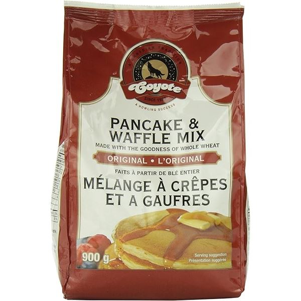 4 Bags of Coyote Brand Original Pancake & Waffle Mix - 900G - BB: MA 17/2026