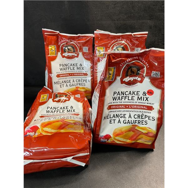4 Bags of Coyote Brand Original Pancake & Waffle Mix - 900G - BB: MA 17/2026