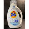Image 1 : 1 Jug of Tide Free & Gentle Liquid Laundry Detergent - 64 Loads/2.48L - New