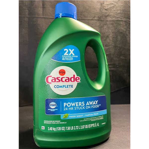 1 Large Jug of Cascade Complete Dishwasher Detergent - Fresh Scent w/ Dawn - 3.40kg - New