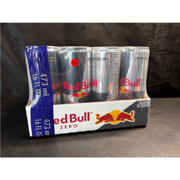 Case of 12x473ml Red Bull Zero Sugar - Exp 25-04-22