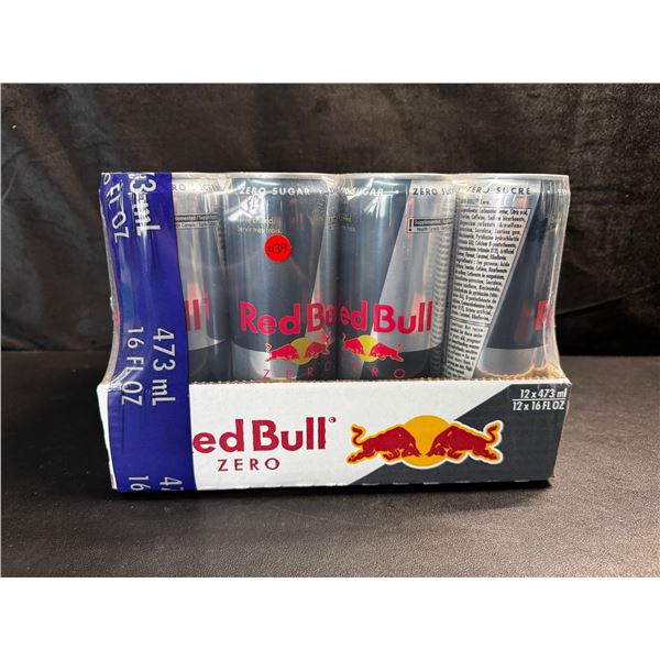 Case of 12x473ml Red Bull Zero Sugar - Exp 25-04-22
